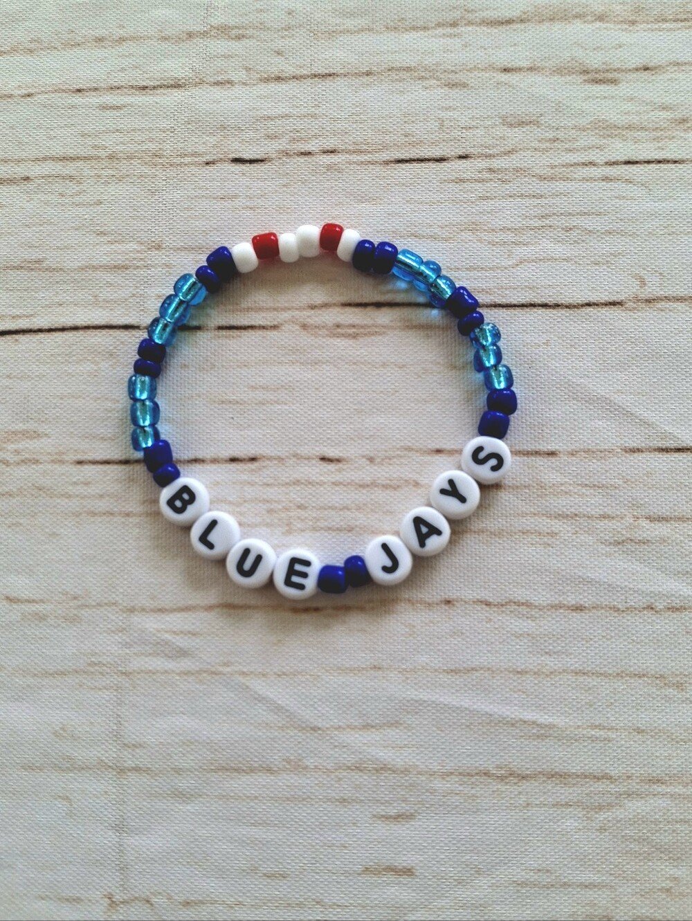 Baseball Fan Beaded Friendship Bracelet Accessory New Handmade